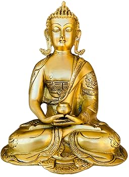 インド　真鍮像　アンティーク Amazon.co.jp: Exotic India Dhanvantari - 真鍮像 - カラー